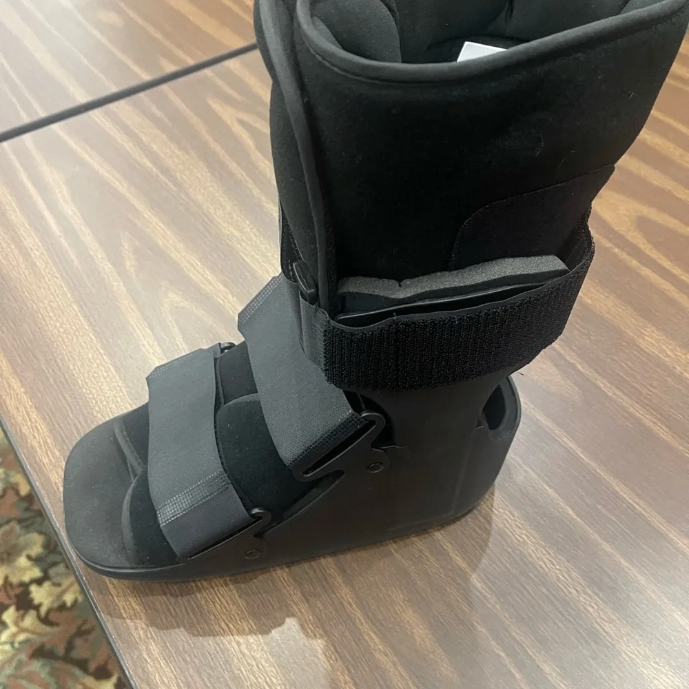 Men’s Black Medical Walking Boot